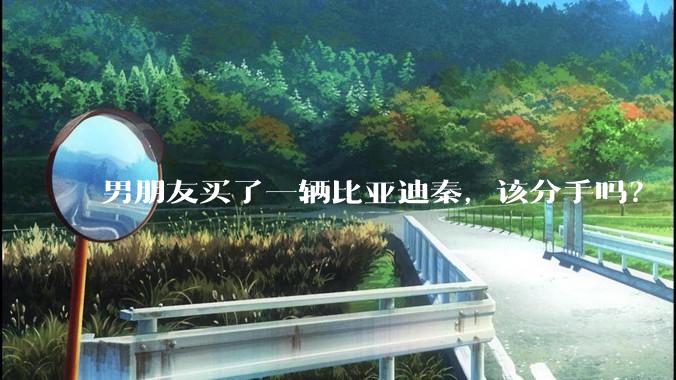 男朋友买了一辆比亚迪秦，该分手吗？